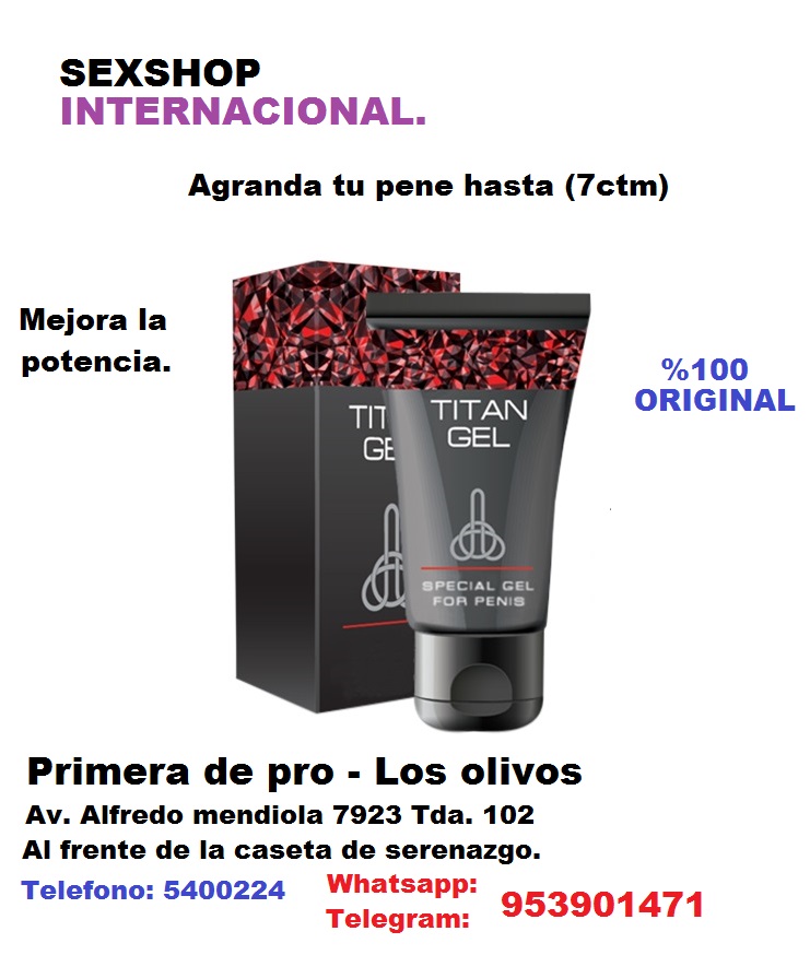 TITAN GEL FORPENIS POTENCIADOR SEXUAL Y ALARGA TU PEN3 EN SEMNS